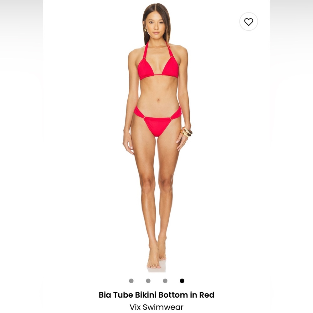 Vix by Paula Hermanny Bia Tube set red - XS NWT unworn